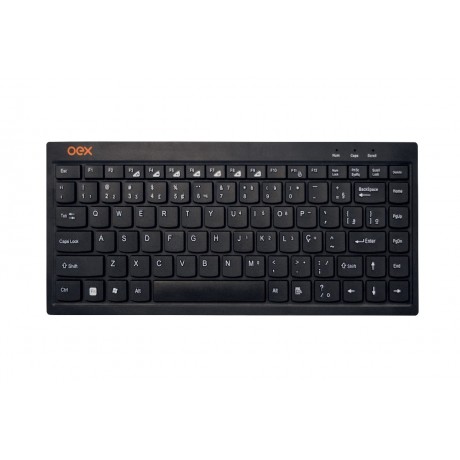 TECLADO MINI FLAT OEX PRETO TC-301