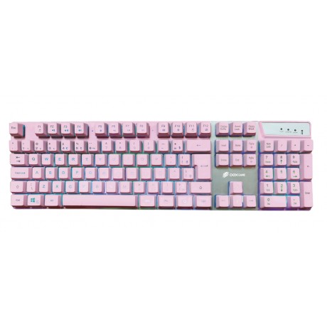 TECLADO OEX PINK PRISMATIC TC-205