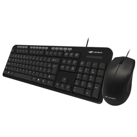 KIT TECLADO+MOUSE USB KT-100BK C3TECH