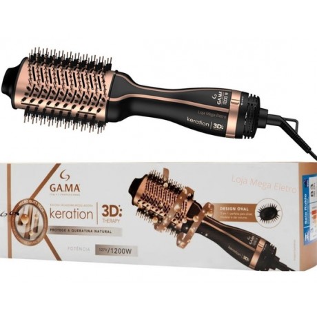 ESCOVA SECADORA GAMA STYLISH KERATION BRUSH 3D 127V