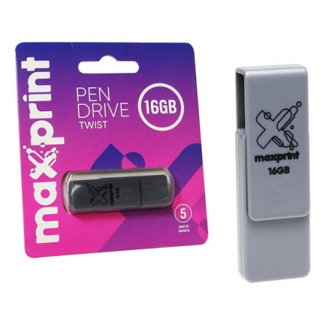 PENDRIVE TWIST MAXPRINT 16GB PR 50000008