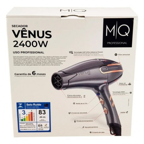 SECADOR VENUS CHUMBO 127V 2400W MQ