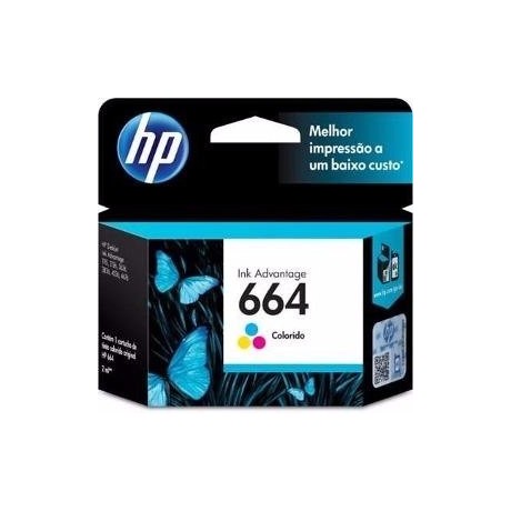 CARTUCHO HP 664 2ML COLOR F6V28AB