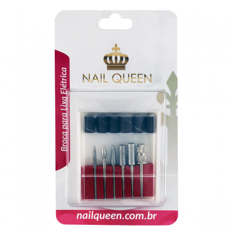 KIT BROCAS LIXA ELETRICA NAIL QUEEN