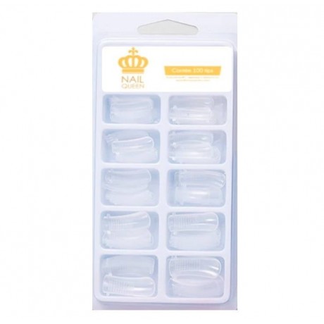 MOLDE F1 DE ALONGAMENTO 100PC UN NAIL QUEEN