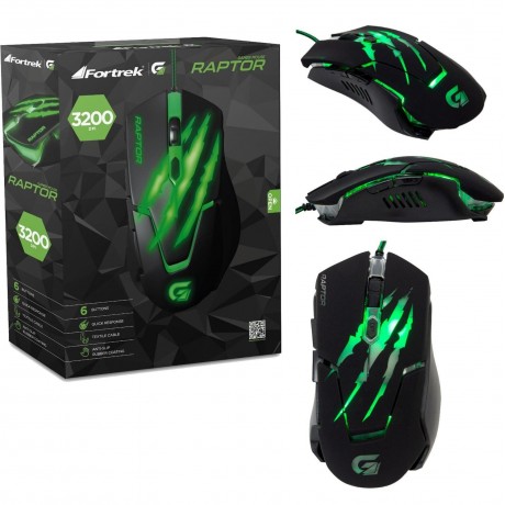 MOUSE GAMER FORTREK RAPTOR SERIES OM801