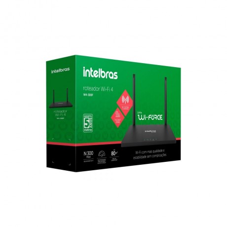 ROTEADOR WIRELESS INTELBRÁS W4-300F