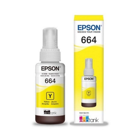 REFIL DE TINTA EPSON AMARELO T664420