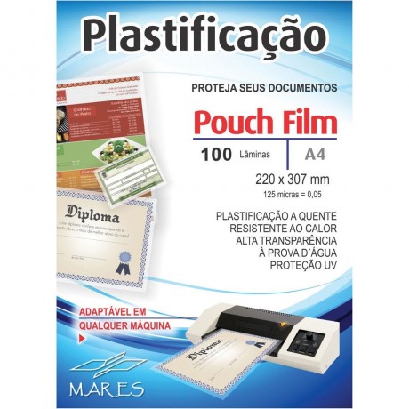 POLASEAL POUCH 100FLS A4 220X307MM 0,05