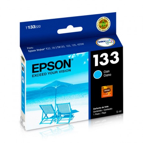 CARTUCHO EPSON 133 CIANO T133220