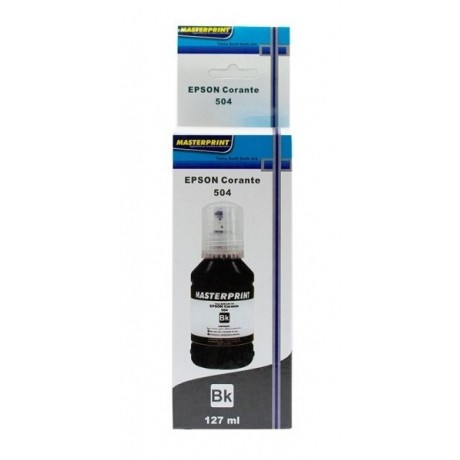 REFIL BLACK EPSON CORANTE 504/544 127ML MASTERPRINT