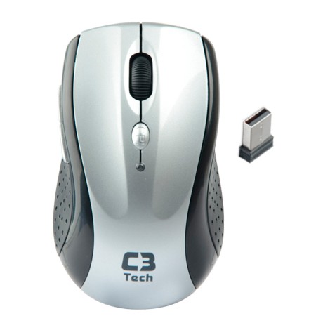 MOUSE C3TECH NANO S/FIO M-W012 SI V2 PR/PRA