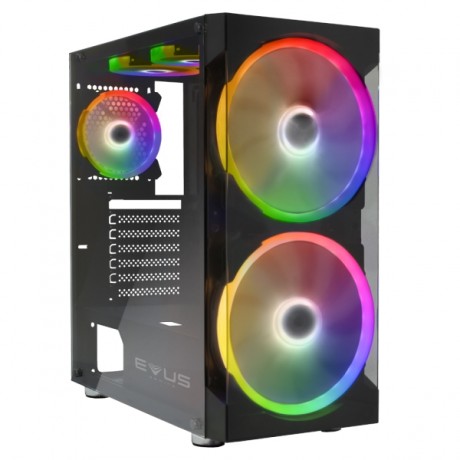 GABINETE GAMER ATX G20 VIDRO TEMPERADO 5 FANS