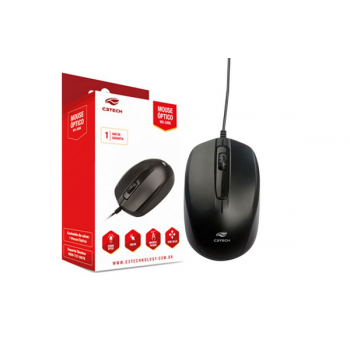 MOUSE FIO C3TECH MS-30BK PRETO