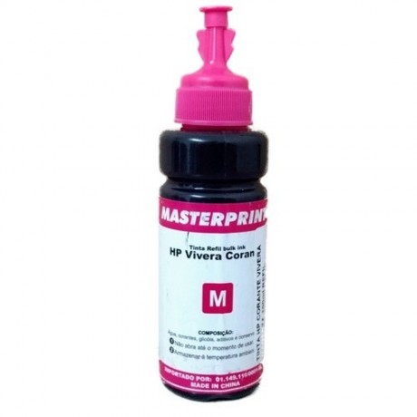 REFIL MASTERPRINT MAGENTA  HP VIVE CORANTE 100ML