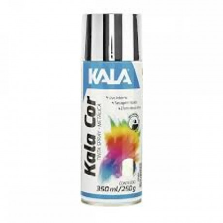 TINTA SPRAY METALICO CROMADO 350ML - KALA