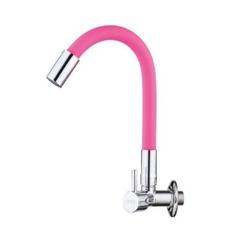 TORNEIRA FLEXIVEL DE METAL CIVITT ROSA 4054