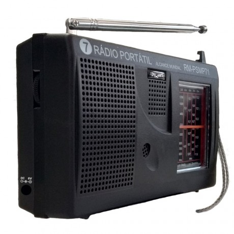 RADIO MOTOBRAS 7FXS PSMP71 AC PRETO